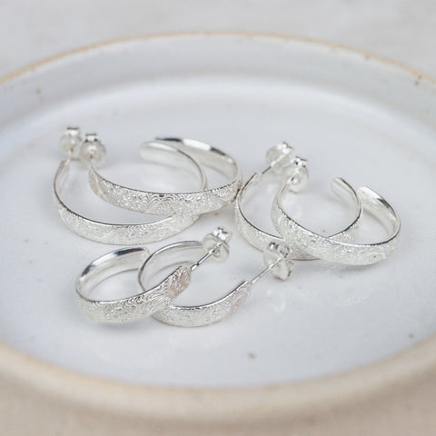 Sterling Silver Hoops