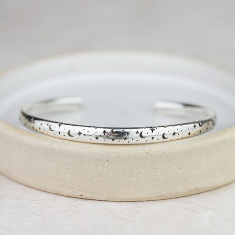 Sterling Silver and Copper Cuffs