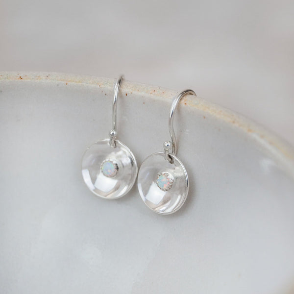 Sterling Silver Boho Dome Earrings