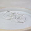 Sterling Silver Small Celestial Hoop Earrings