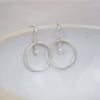 Sterling Silver Small Celestial Hoop Earrings