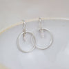 Sterling Silver Small Celestial Hoop Earrings
