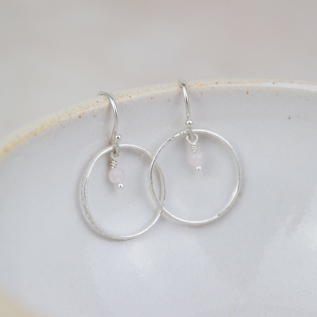 Sterling Silver Small Celestial Hoop Earrings