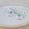 Sterling Silver Small Celestial Hoop Earrings