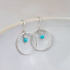 Sterling Silver Small Celestial Hoop Earrings