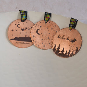 
                  
                    Personalised Copper Cornish Christmas Decoration
                  
                