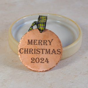 
                  
                    Personalised Copper Cornish Christmas Decoration
                  
                