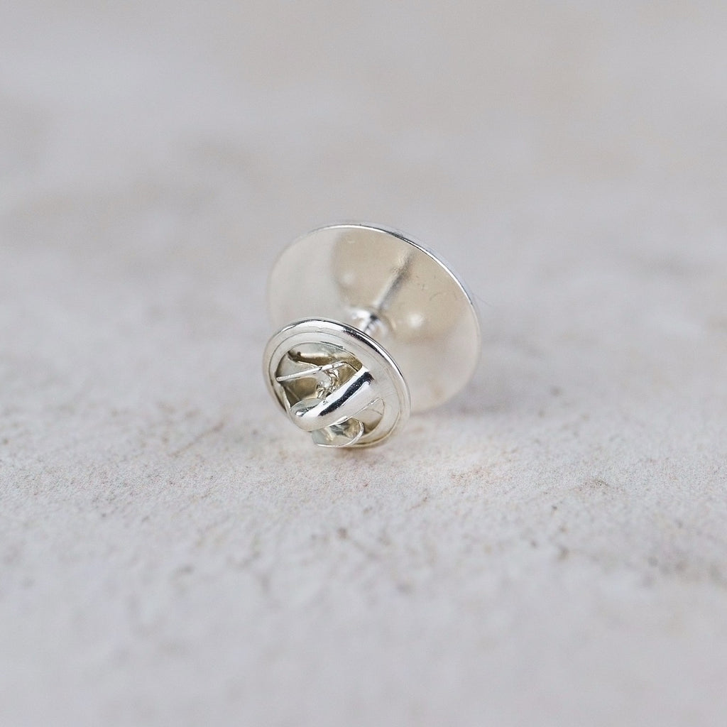 Sterling Silver Cornish Tin Mine Tie Pin Lucy Kemp jewellery