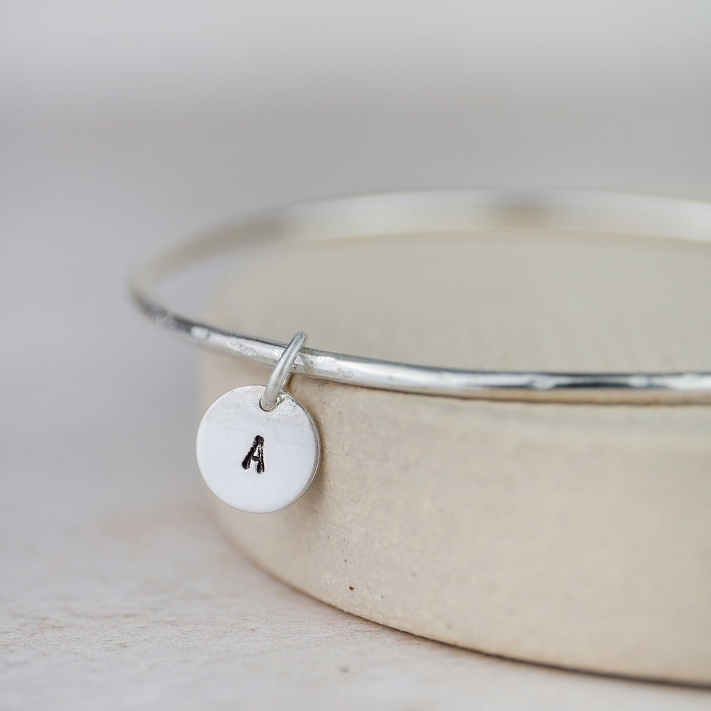 Sterling Silver Dinky Charm Bangle