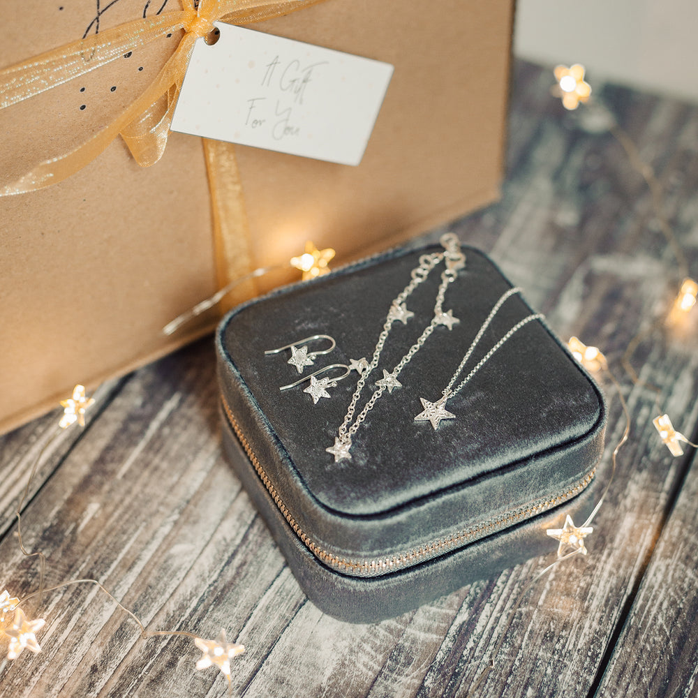 Pendant, Earrings and Bracelet Gift Box