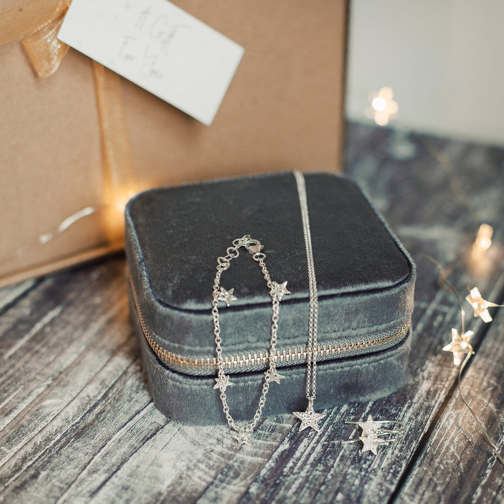 Pendant, Earrings and Bracelet Gift Box