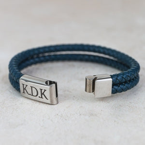 
                  
                    Leather Men's Personalised Bracelet
                  
                