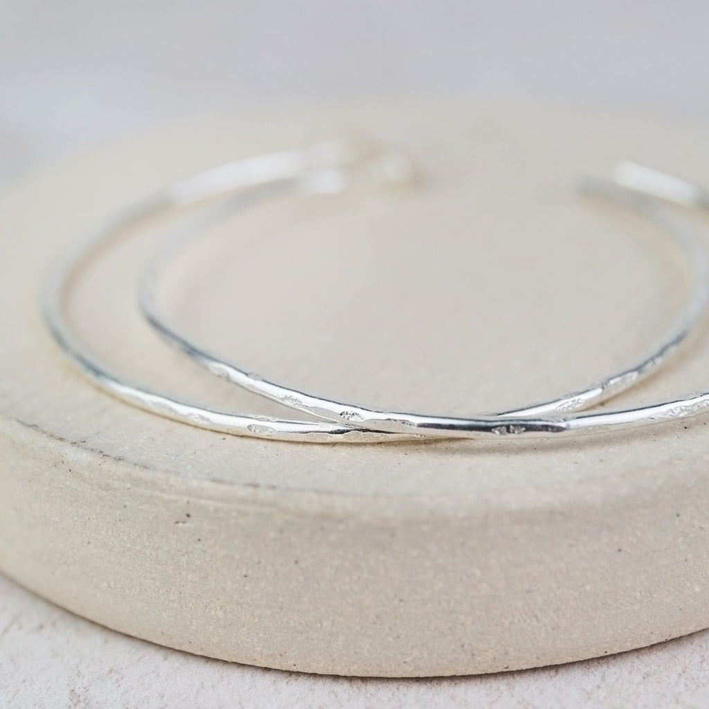 Sterling Silver Everyday Large Hoop Earring