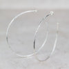 Sterling Silver Everyday Large Hoop Earring