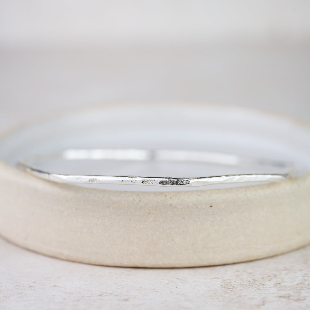 
                  
                    Sterling Silver Geo Octagon Bangle
                  
                