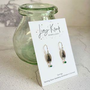 
                  
                    Sterling Silver Christmas Tree Earrings with Semi Precious Stones
                  
                