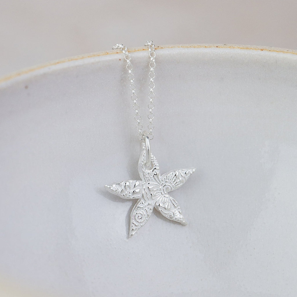 Sterling Silver Jasmine Pendant