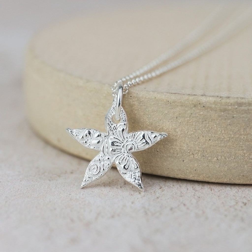 Sterling Silver Jasmine Pendant