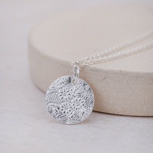 
                  
                    Sterling Silver Large Circle Pendant
                  
                