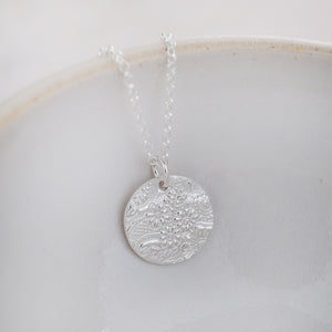 
                  
                    Sterling Silver Large Circle Pendant
                  
                