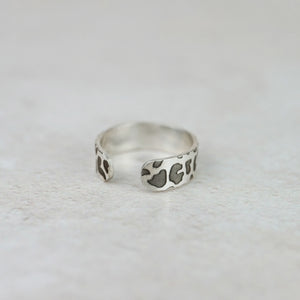 
                  
                    Sterling Silver Leopard Print Toe Ring
                  
                