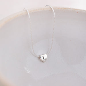 
                  
                    Sterling Silver Personalised Heart Bead Necklace
                  
                