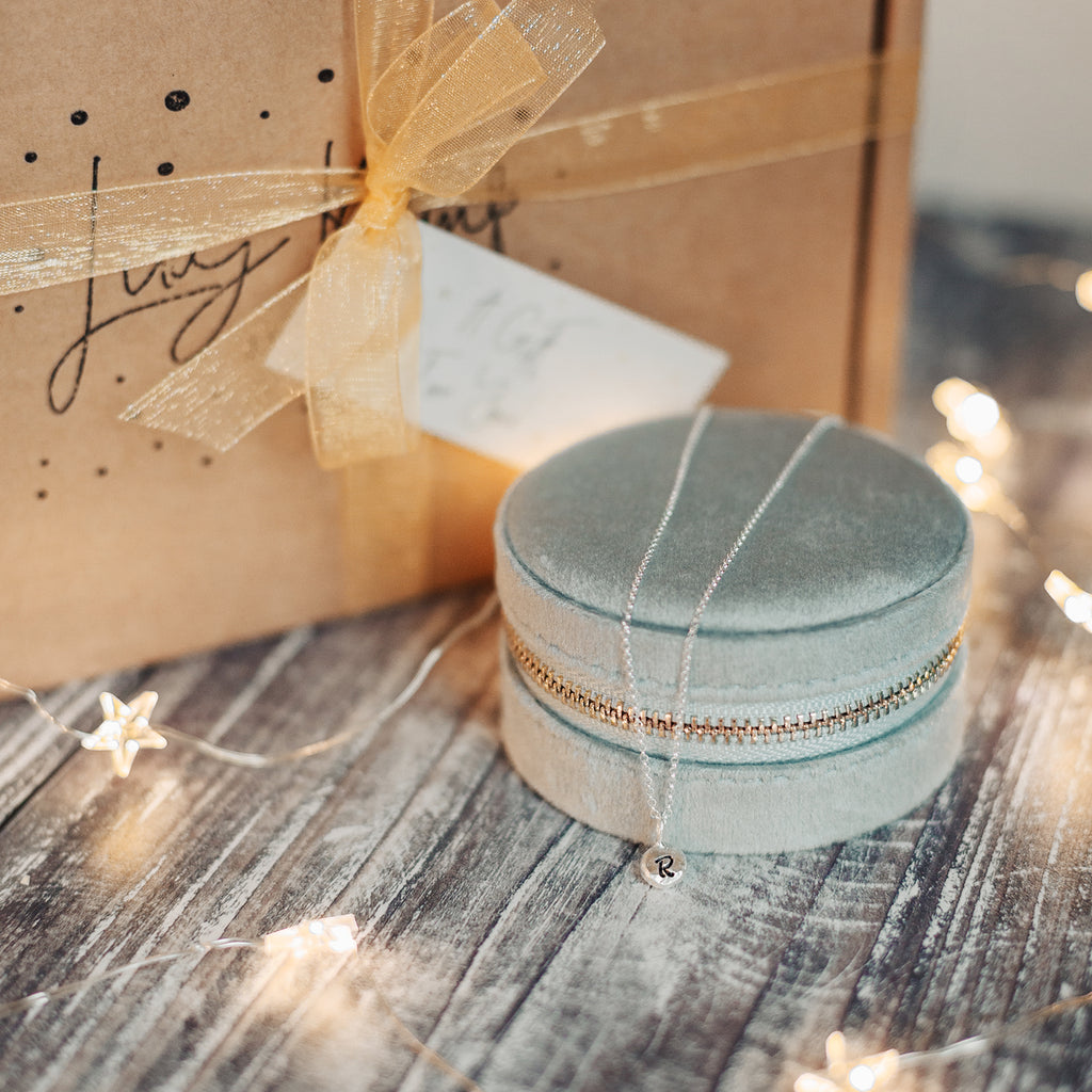 Personalised Nugget Charm Pendant Gift Box