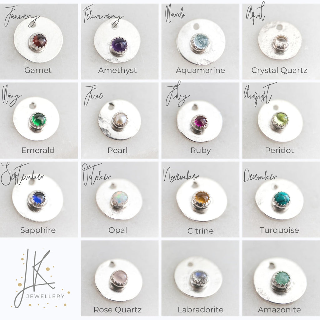 Birthstone Pendant & Mini Studs Gift Box