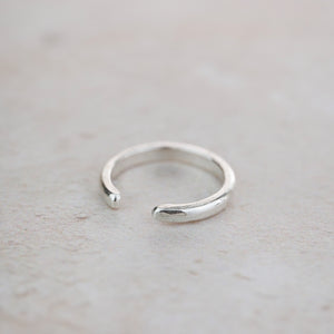 
                  
                    Sterling Silver Hammered Skinny Toe Ring
                  
                