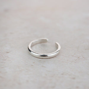 
                  
                    Sterling Silver Hammered Skinny Toe Ring
                  
                