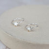Sterling Silver Charm Hoops with Star Beads
