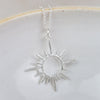Sterling Silver Sun Pendant