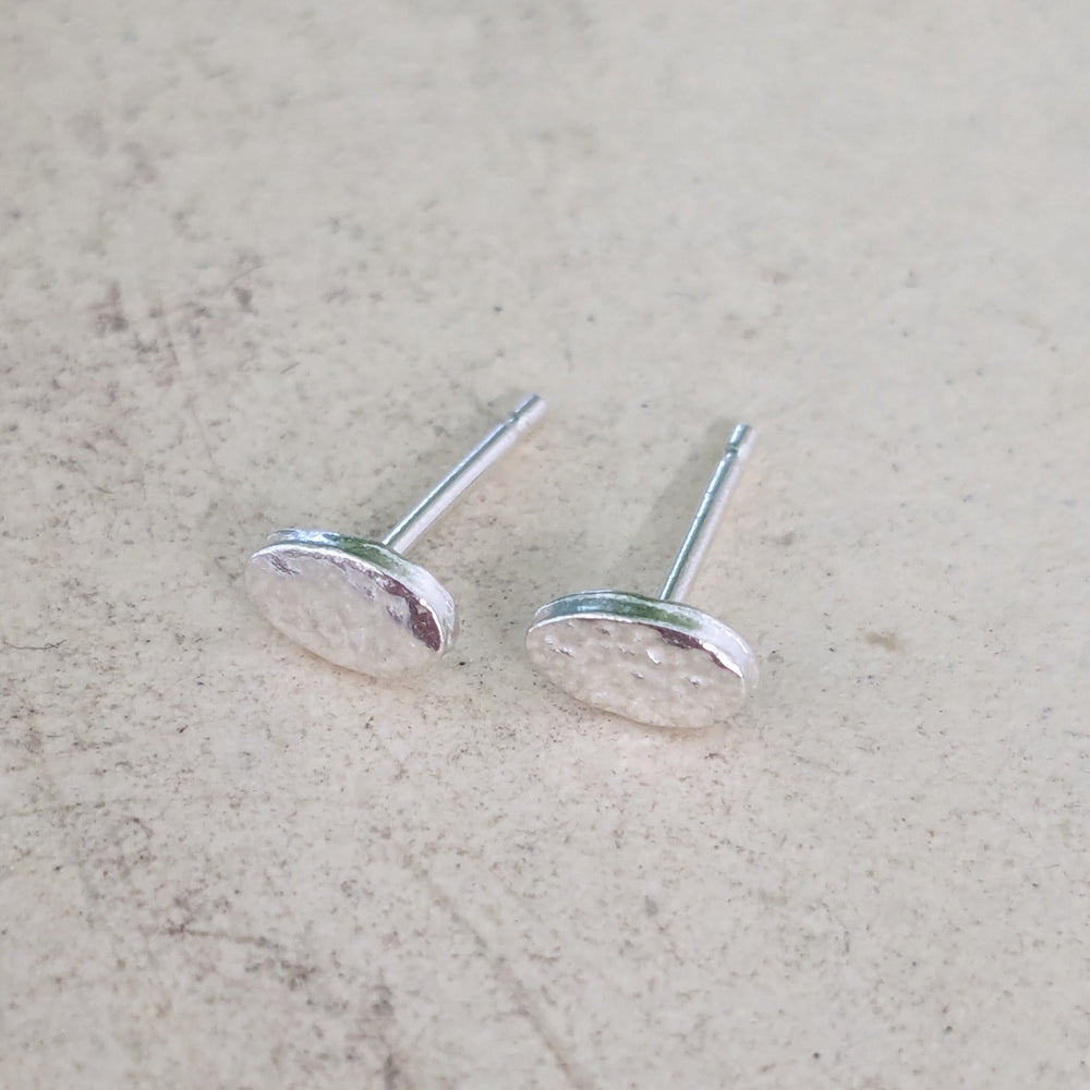 Seconds Sterling Silver Mini Studs Oval