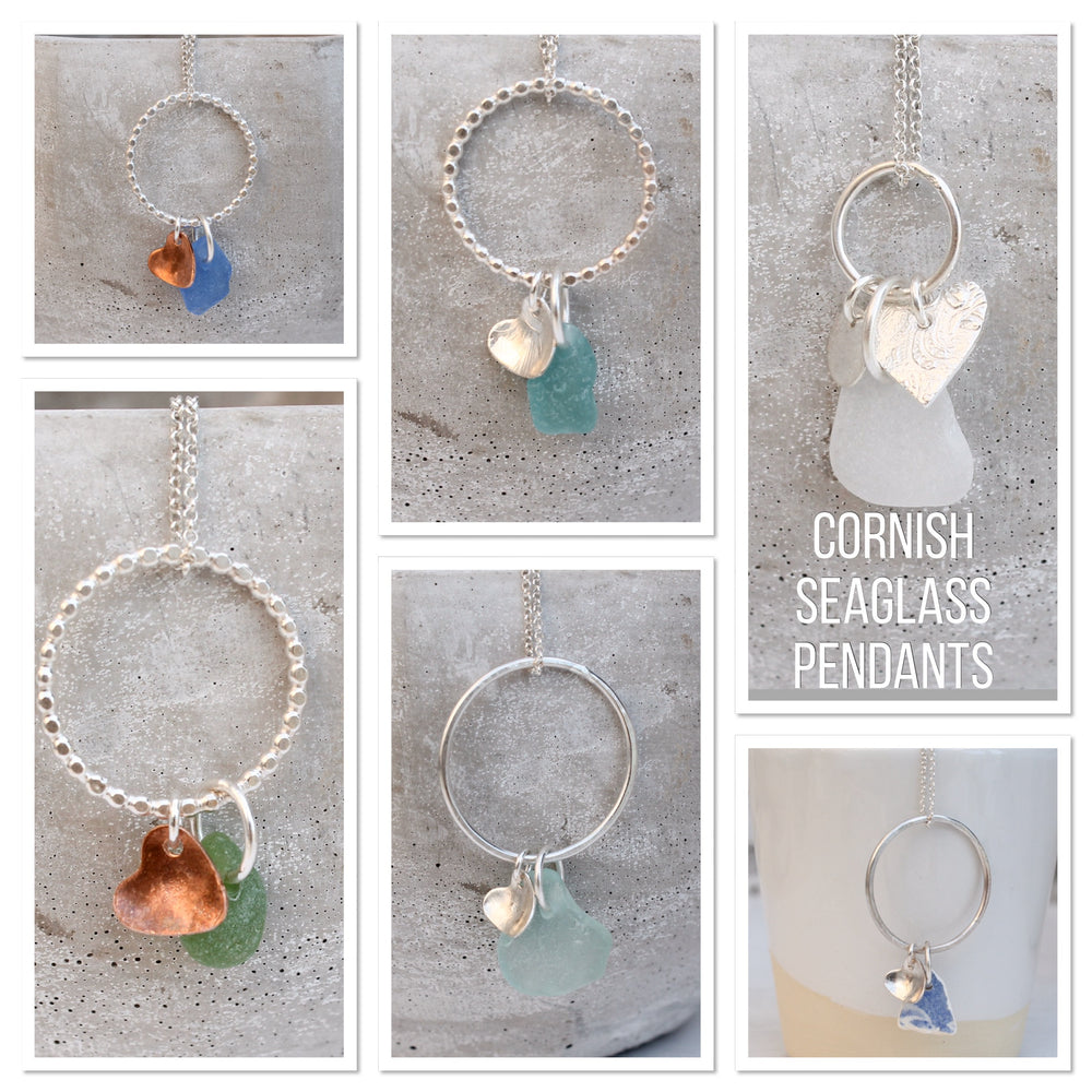 sterling silver chain upgrade to 24" for sterling silver and Cornish Sea Glass Pendants by Lucy Kemp Jewellery