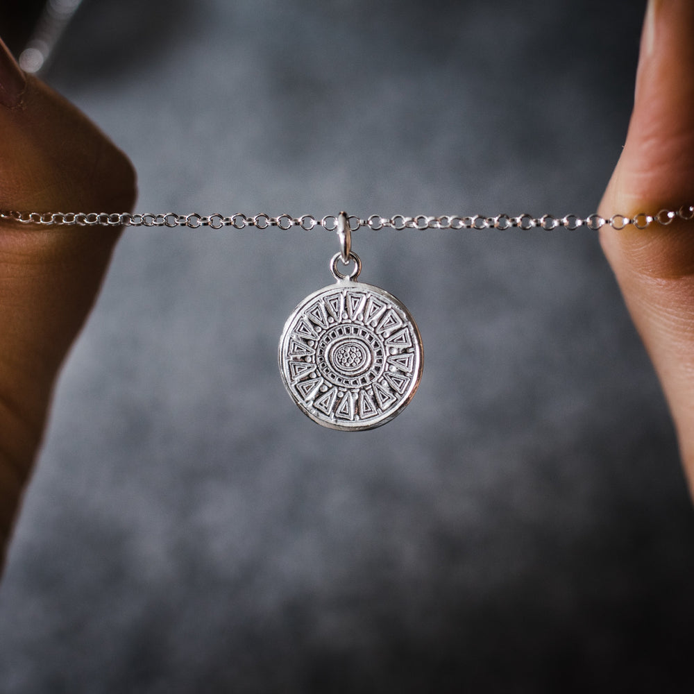 
                  
                    sterling silver talisman pendant by Lucy Kemp Jewellery
                  
                