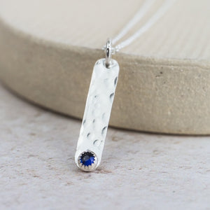 
                  
                    sterling silver drop bar birthstone collection by Lucy Kemp Jewellery
                  
                