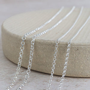 
                  
                    Sterling Silver Chains at Lucy Kemp Jewellery
                  
                
