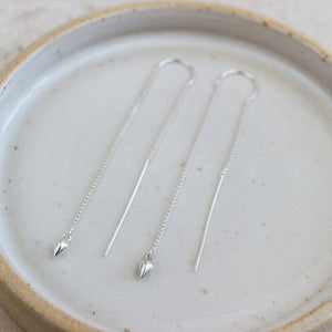 
                  
                    sterling silver teardrop charm threader earrings
                  
                