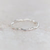 sterling silver geo scroll stacking ring