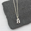 Sale Sterling Silver Initial Charm Pendant