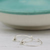 Handmade Sterling Silver Lucy Kemp Jewellery Triangle Charm Hoops