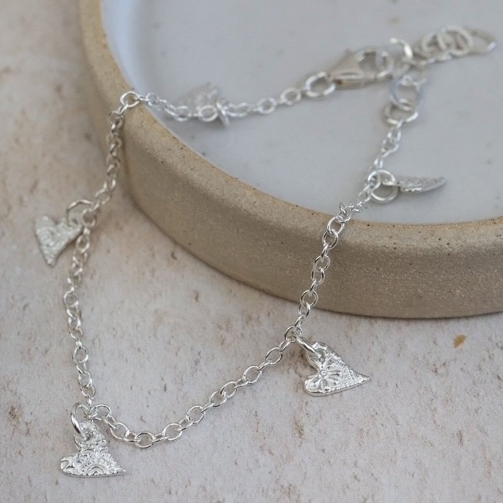 sterling silver pendant, earrings, bracelet gift set from Lucy Kemp Jewellery