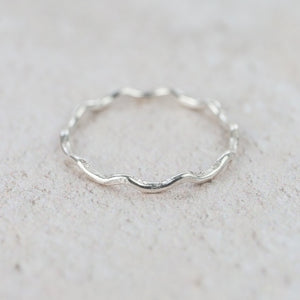 
                  
                    sterling silver geo wave thin stacking ring
                  
                