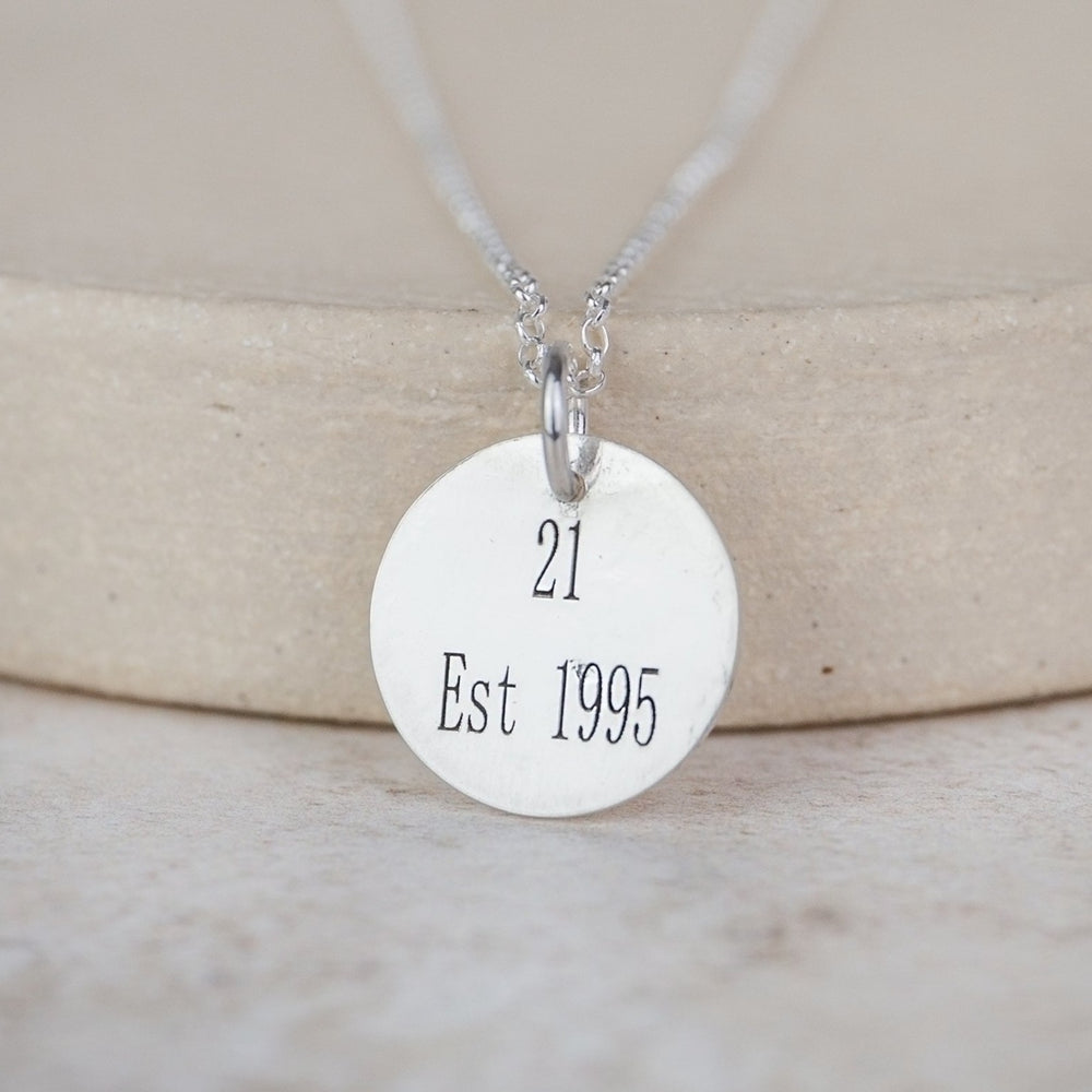 
                  
                    sterling silver personalised monogram pendant by Lucy Kemp Jewellery - new font
                  
                