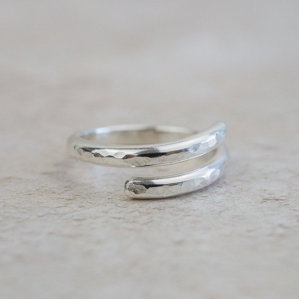 
                  
                    sterling silver hammered thumb adjustable ring
                  
                