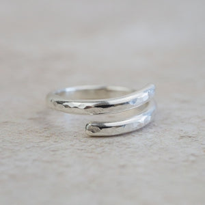 
                  
                    sterling silver hammered thumb adjustable ring
                  
                