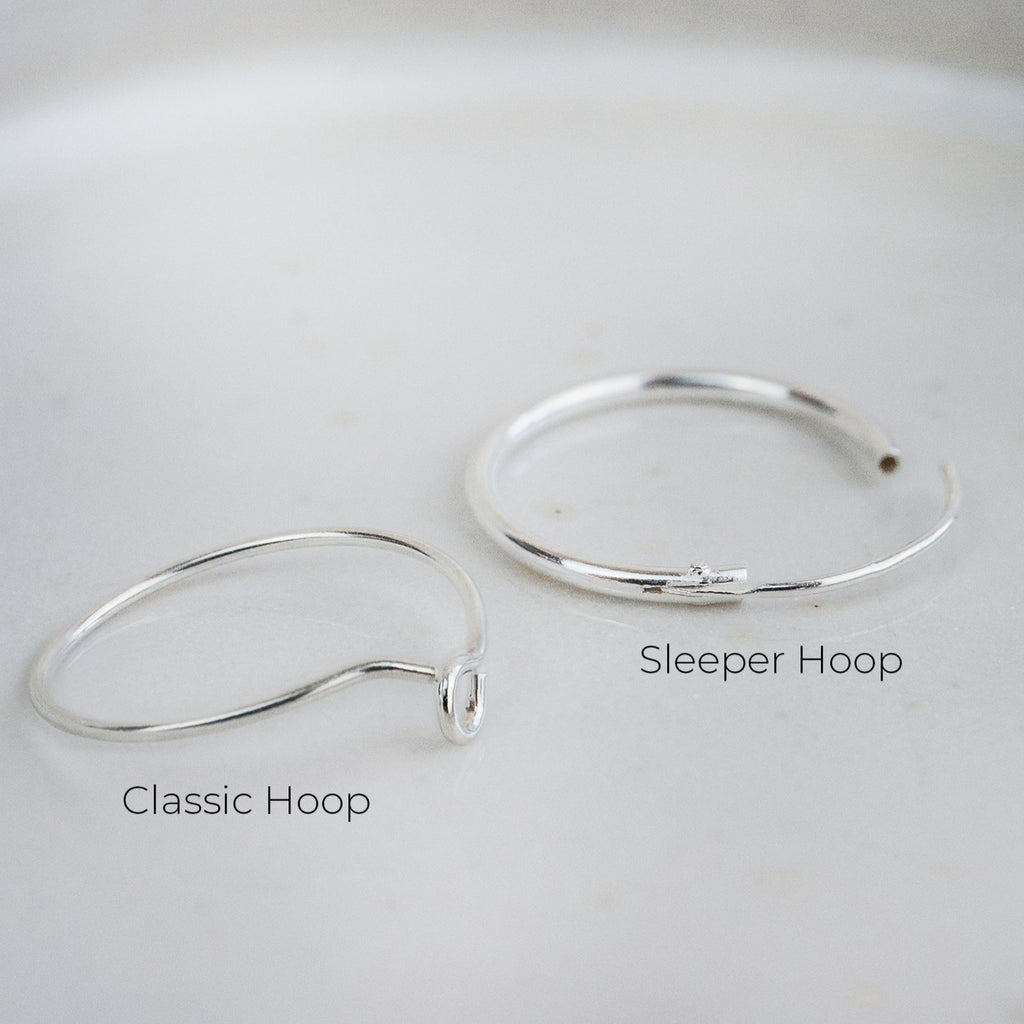 classic wire and sleeper hoop comparison open