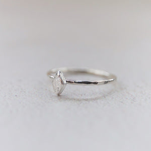 
                  
                    sterling silver mini diamond charm ring
                  
                
