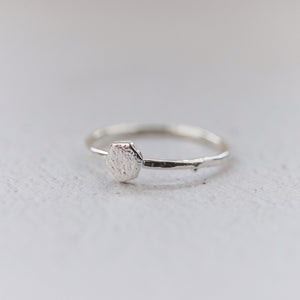 
                  
                    sterling silver mini hexagon charm ring
                  
                