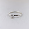 sterling silver mini star charm ring